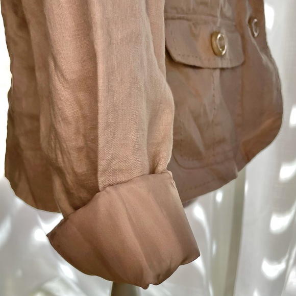 Merona Linen Tan Blazer - Picture 14 of 16